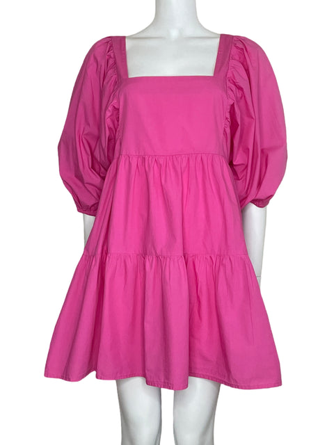 Vestido A New Day Fluido Mini Rosado-Talla M