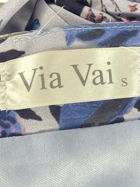 Vestido Via Vai Tiras Vuelo Azul-Talla S