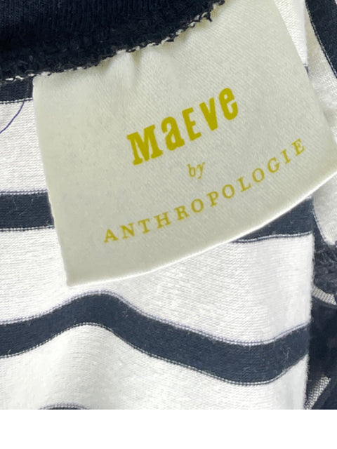 Blusa Maeve Anthropologie Tul Puntos Negro - Talla XS