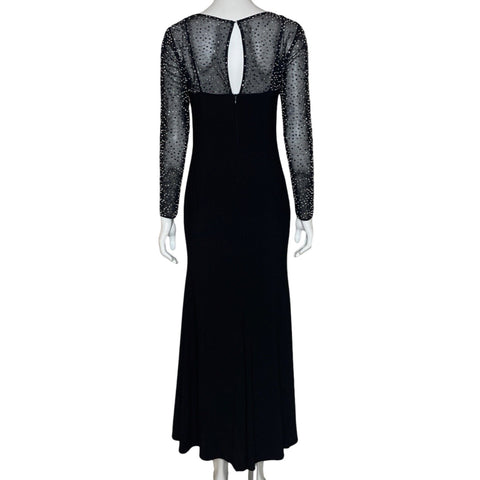 Vestido Betsy Adam  Pedrerias Negro-Talla 6
