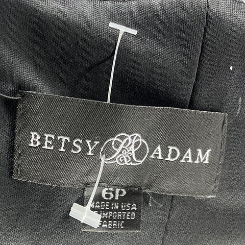 Vestido Betsy Adam  Pedrerias Negro-Talla 6