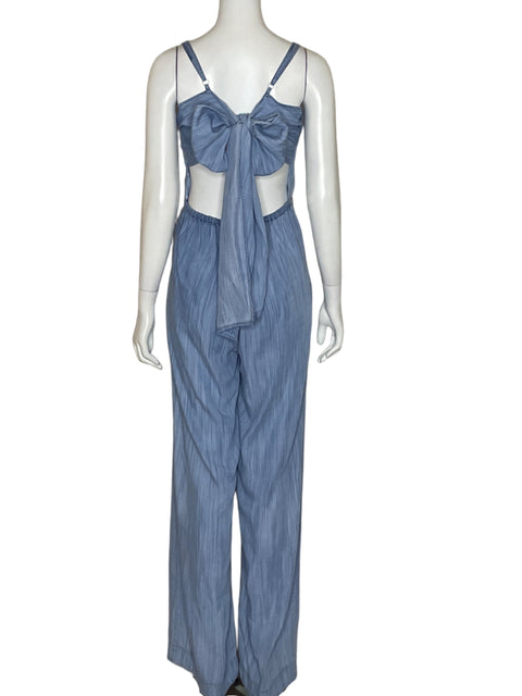 Mono Omymy Cutout Jeans Azul-Talla S