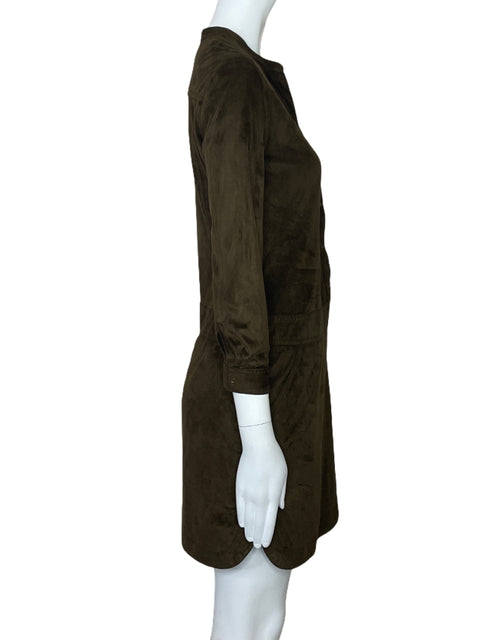 Vestido Trucco Mini Bolsillo Marron-Talla 26