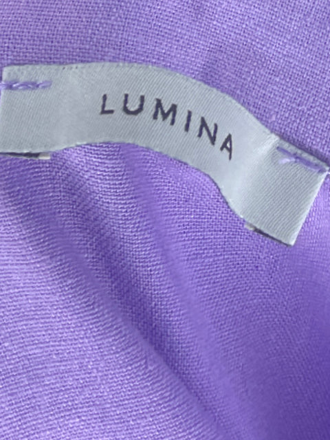 Set Lumina Short Camisa Morado-Talla M