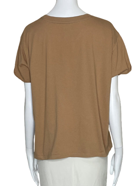 Blusa DKNY Mangas Corta Beige-Talla L