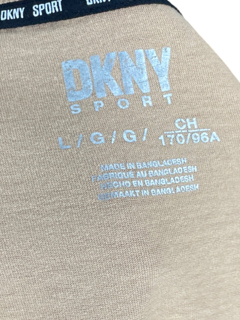 Blusa DKNY Mangas Corta Beige-Talla L