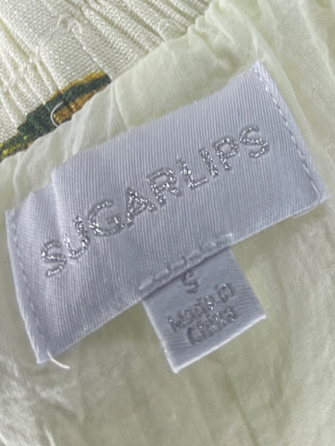 Short SugarLips Frutas Blancos-Talla S