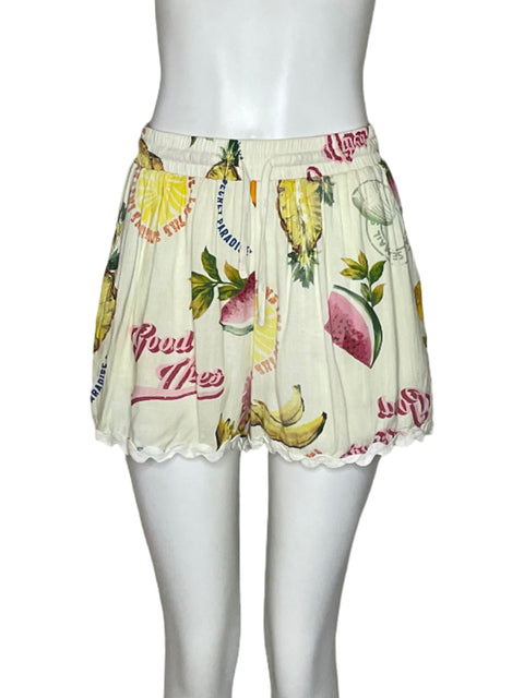 Short SugarLips Frutas Blancos-Talla S