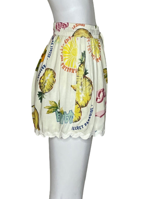 Short SugarLips Frutas Blancos-Talla S