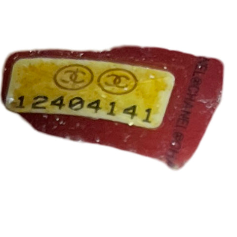 *  Cartera Chanel Charol Acolchado Caleidoscopio Negro-Talla S