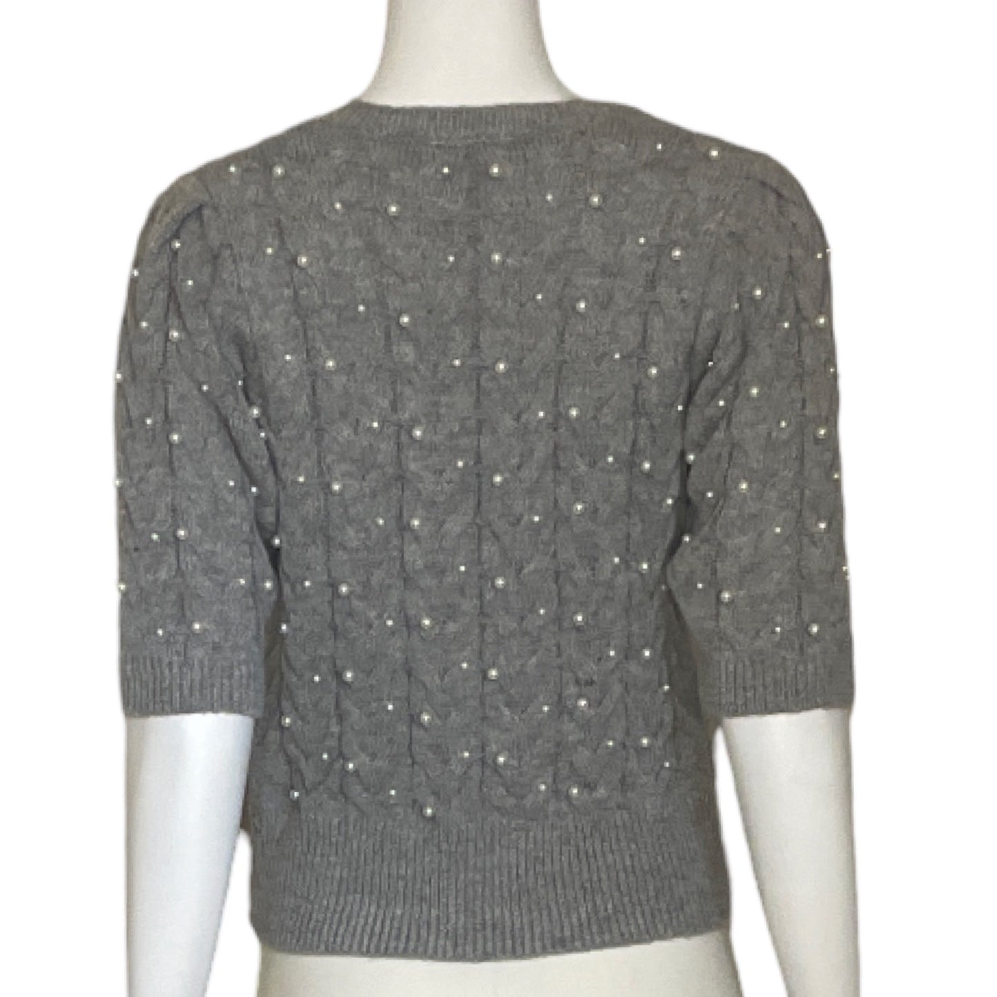 Sweater ZARA Perlas Gris - Talla M