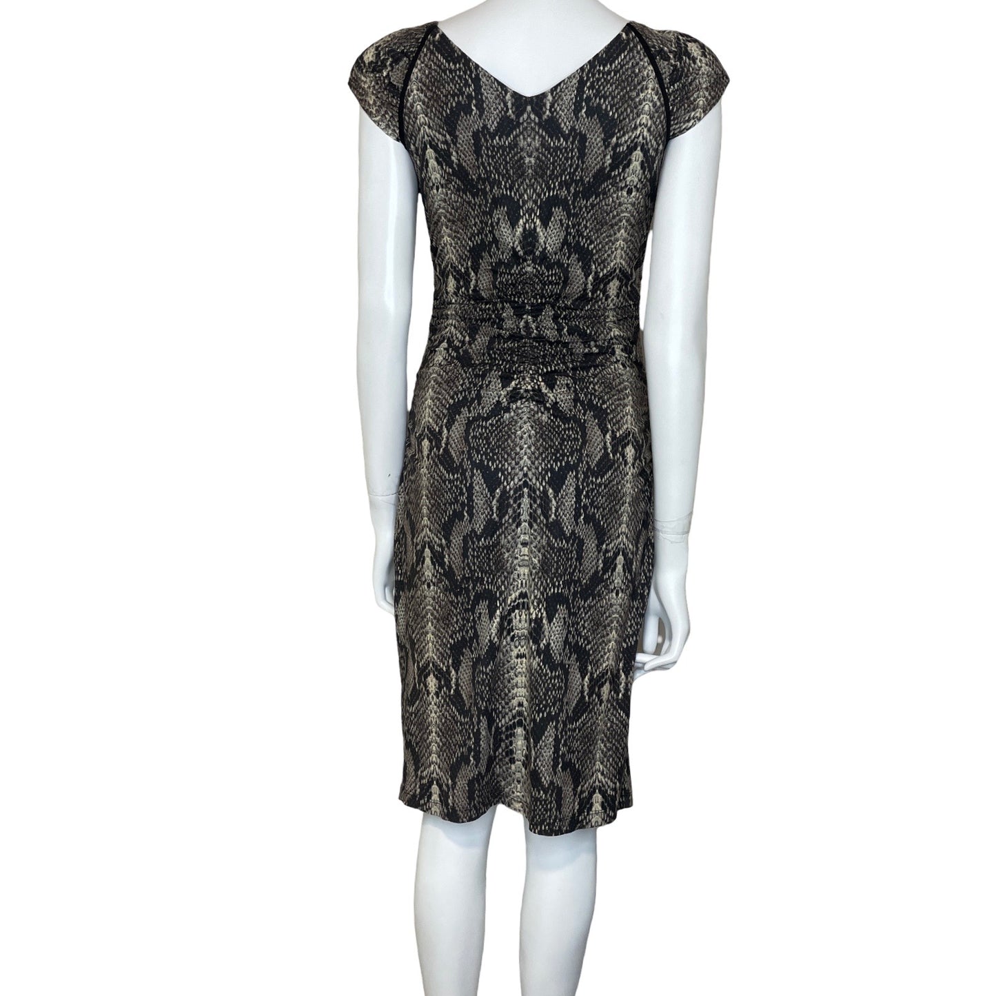 Vestido Ivy & Blue Estampado Print Marron-Talla-2