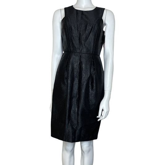 Vestido Vince Camuto Estampado Flores Negro-Talla-4