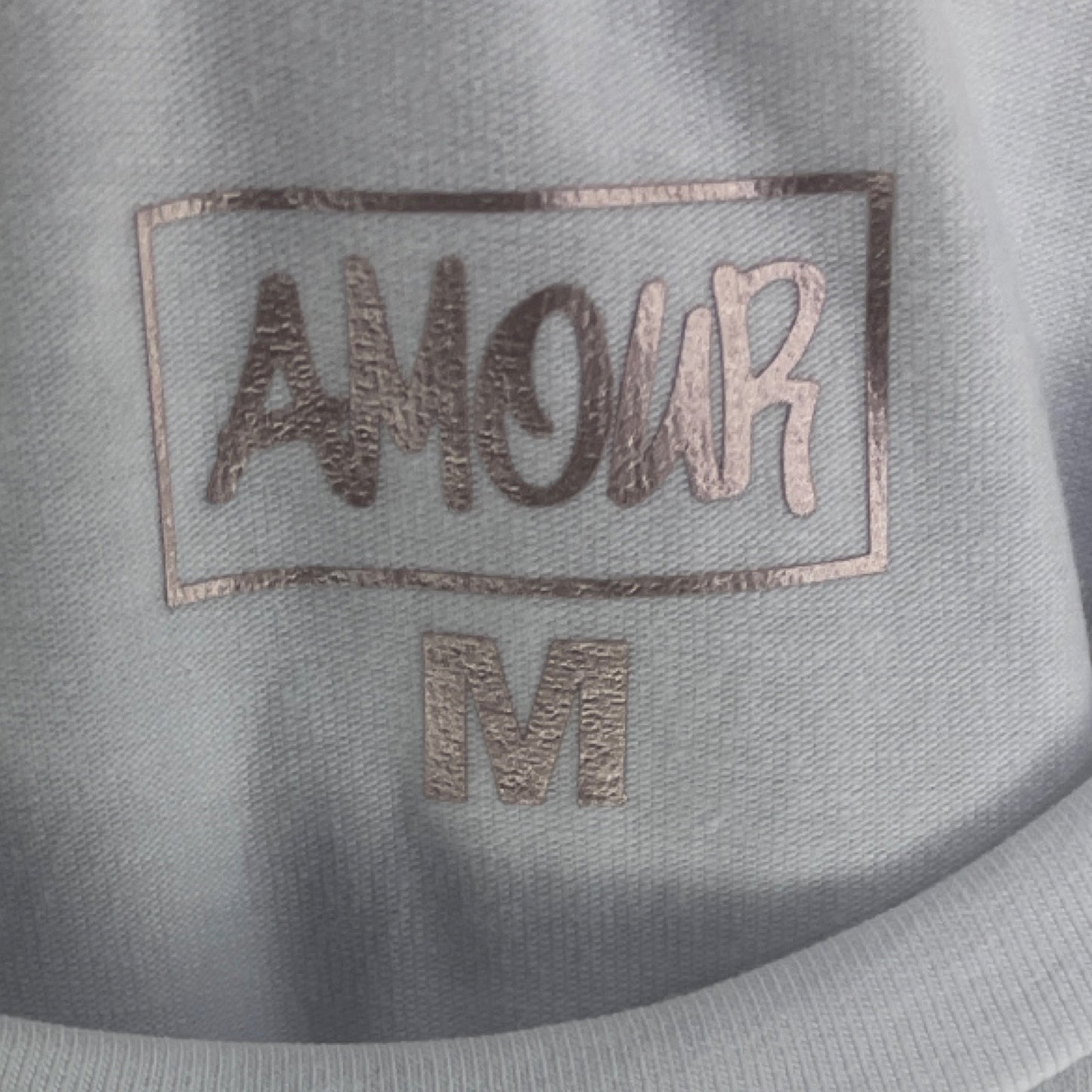 Sweater Amour Corazón Lentejuelas Blanco - Talla M