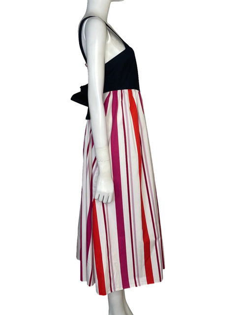 Vestido Kate Spade Líneas Blanco - Talla L