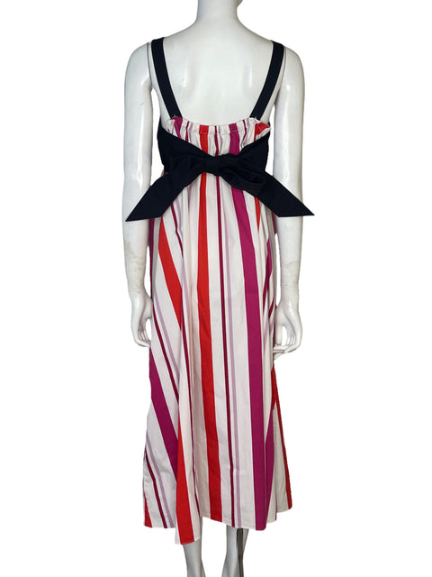 Vestido Kate Spade Líneas Blanco - Talla L