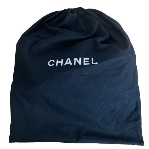 *  Cartera Chanel Charol Acolchado Caleidoscopio Negro-Talla S