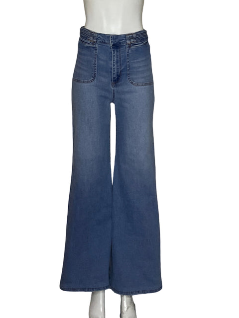 Pantalón A loves a Recto Azul-Tallas 27