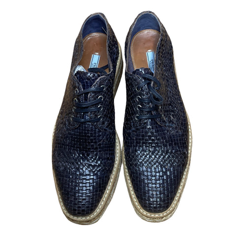 * Calzado Prada Cork Azul Navy-Talla 38 1/2