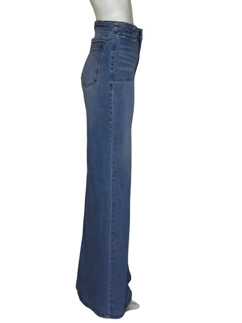 Pantalón A loves a Recto Azul-Tallas 27