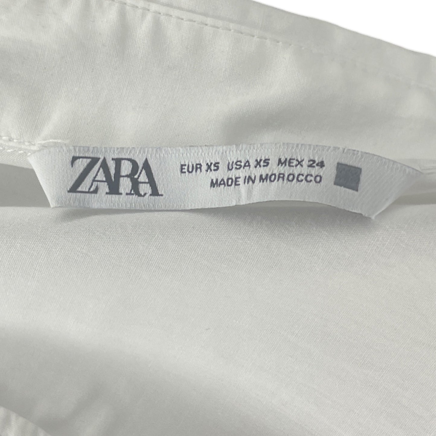 Camisa ZARA Tachas Blanco - Talla XS