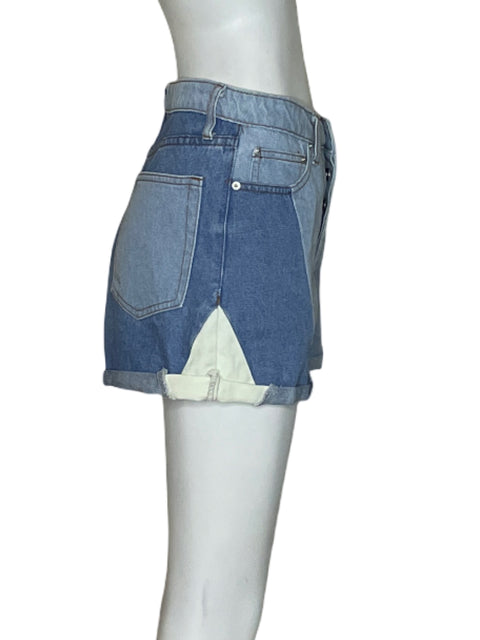 Short The Label Bicolor jeans Azul-Talla S