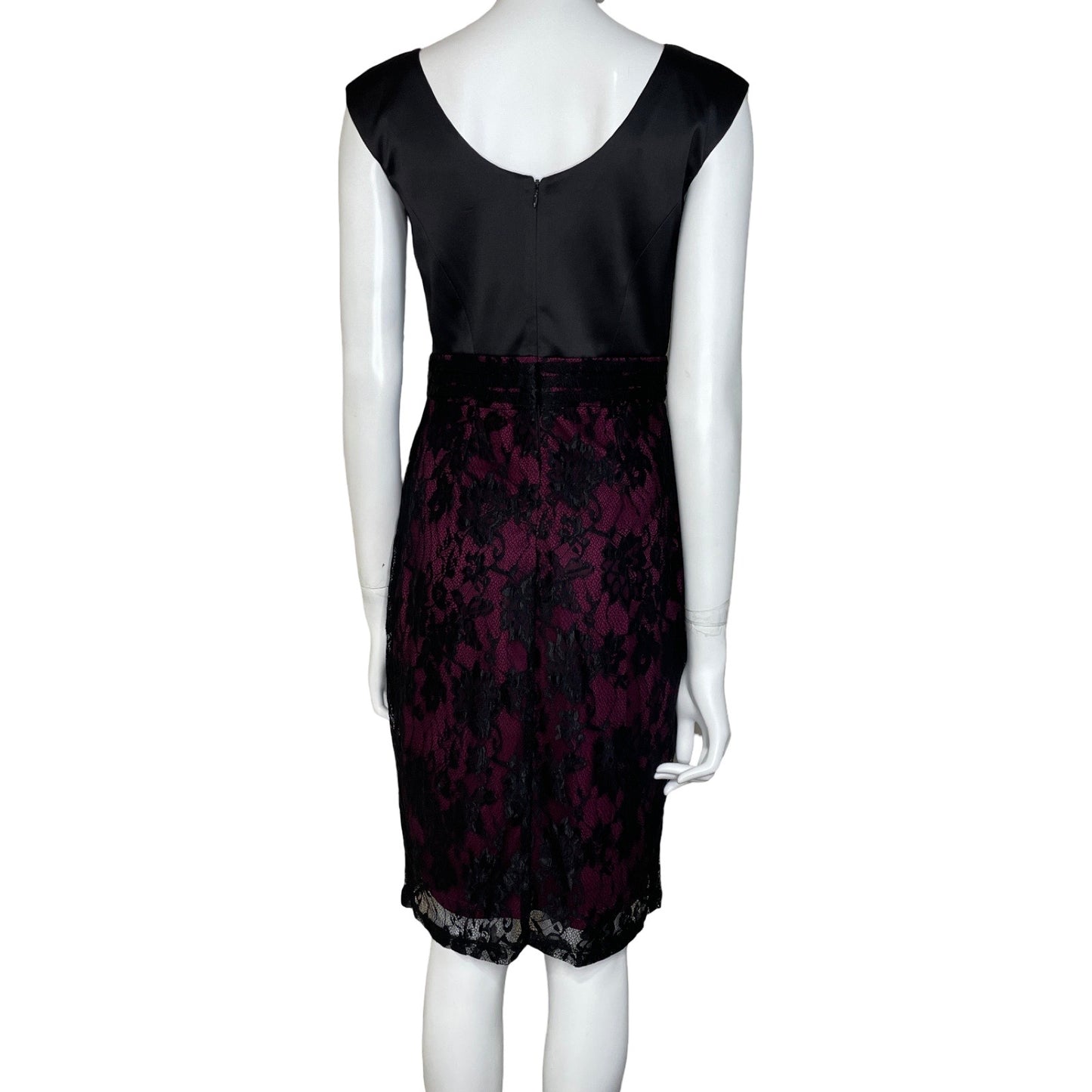 Vestido Sangria Pedreria Negro-Talla-4