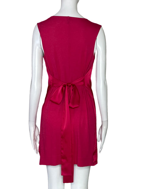 Vestido Stile Benetton Fluido Mini Rosado-Talla S