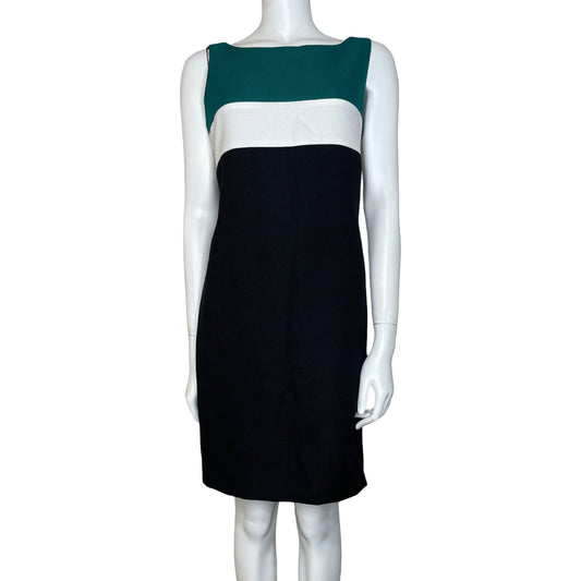 Vestido Tahari Textura Negro-Talla-8