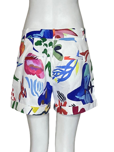 Short OVI Estampado Blanco-Talla M