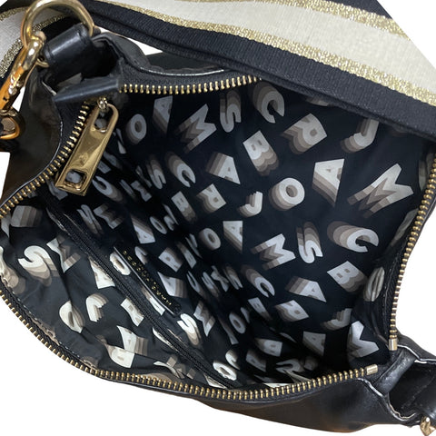 * Cartera Marc Jacobs The Flash Hobo Negro-Talla M