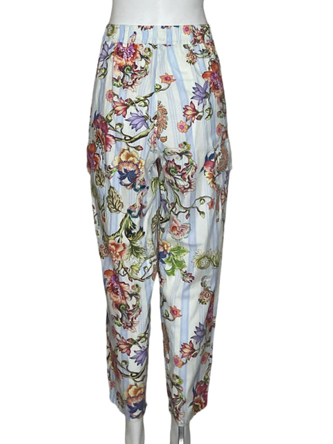 Pantalón Dixie Estampado Flores Azul-Talla 6
