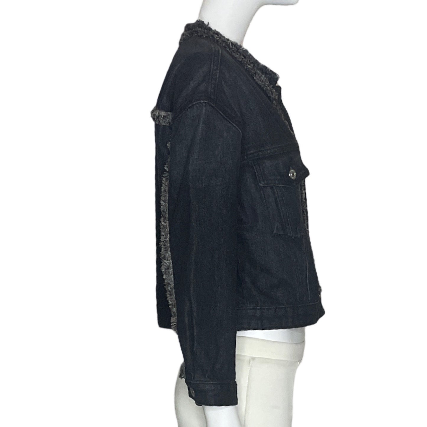 Chaqueta For All 7 Mankind Flecos Bolsillos Azul - Talla S