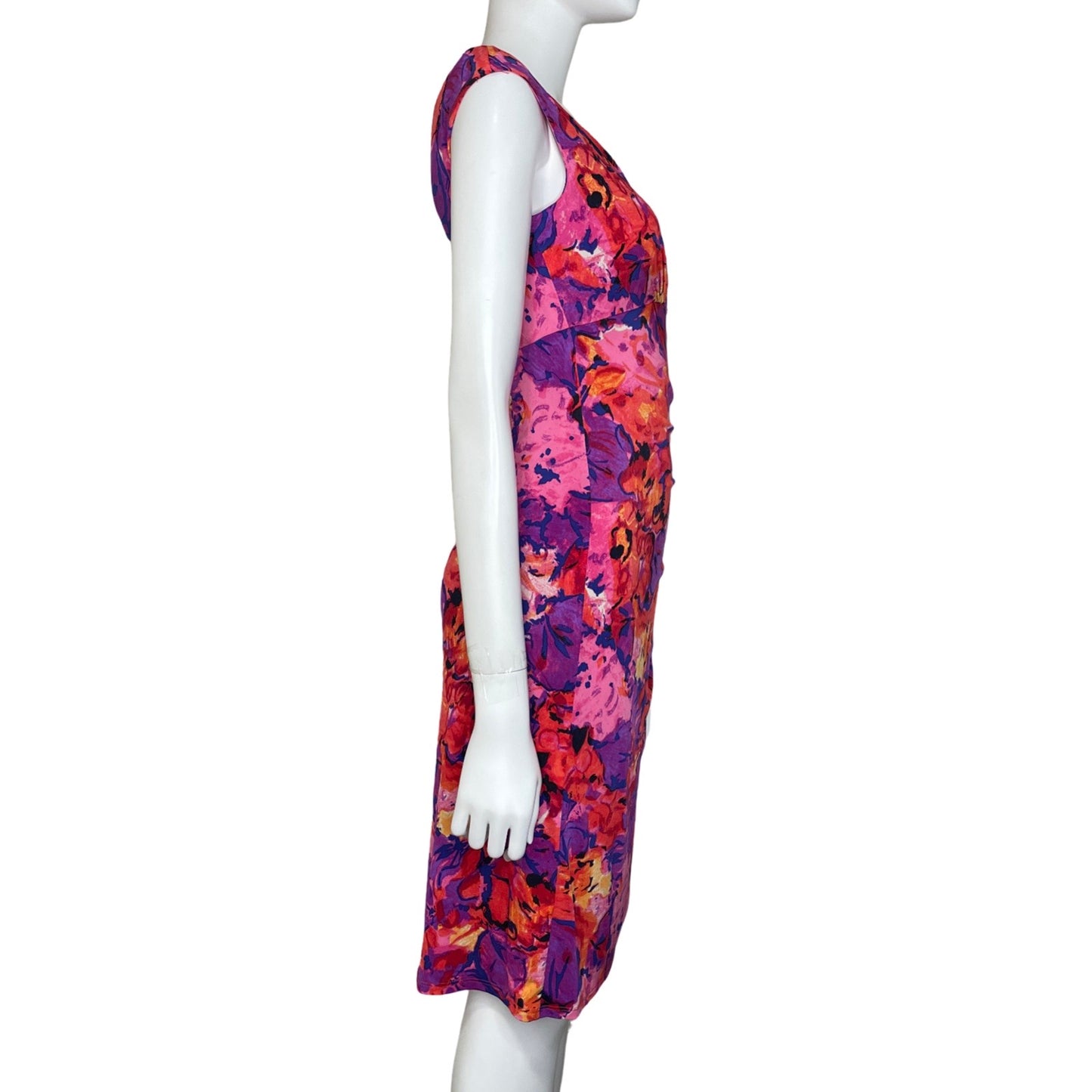 Vestido American Living Flores Rosado-Talla-4