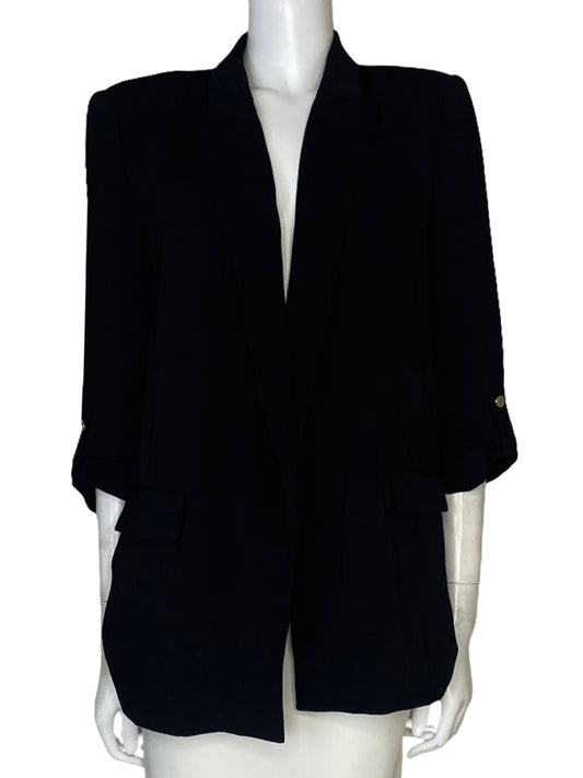 Blazer Zara Botones Negro - Talla  L