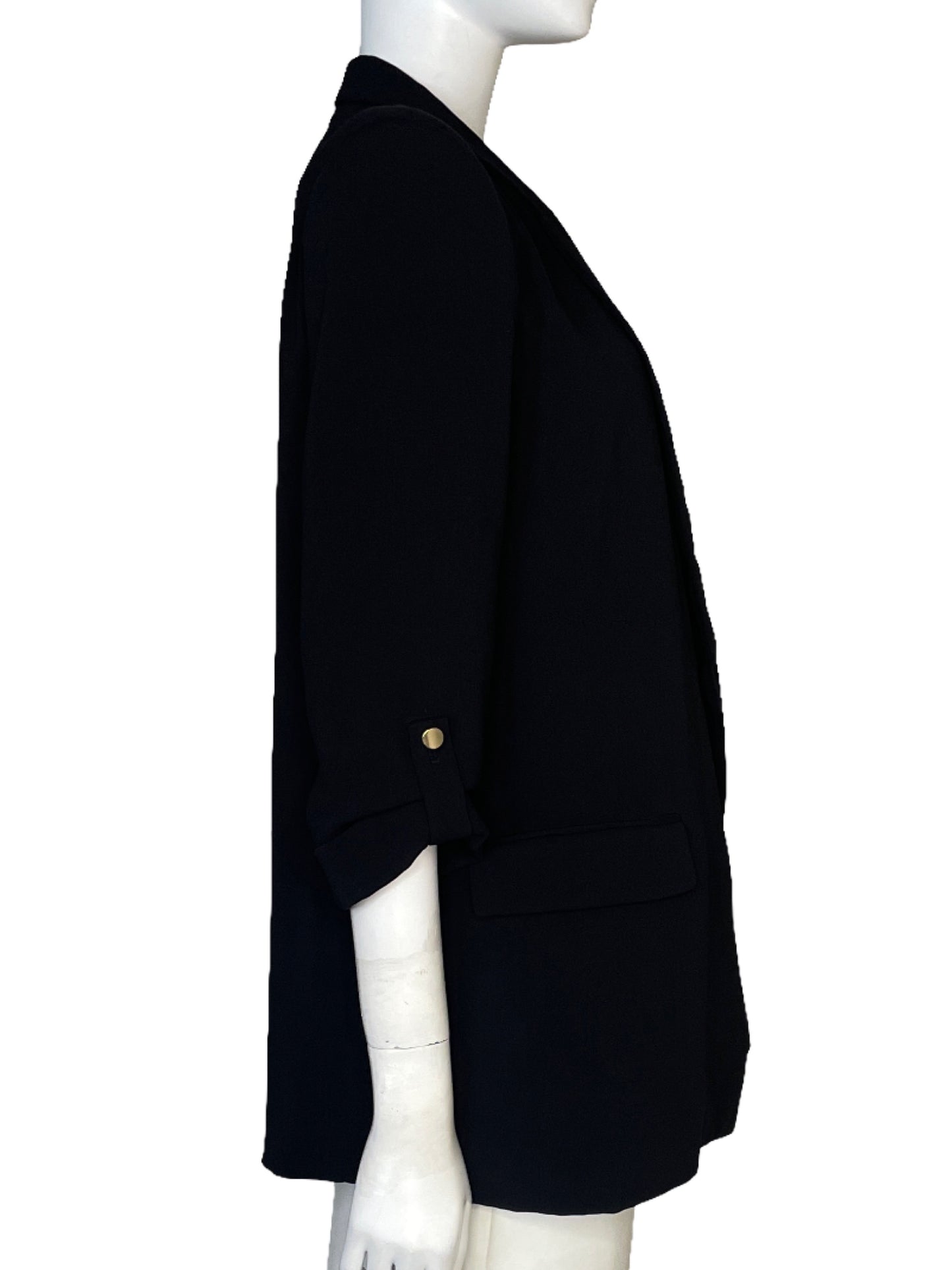 Blazer Zara Botones Negro - Talla  L
