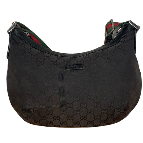 * Cartera Gucci GG Canvas Crossbody Negro-Talla M