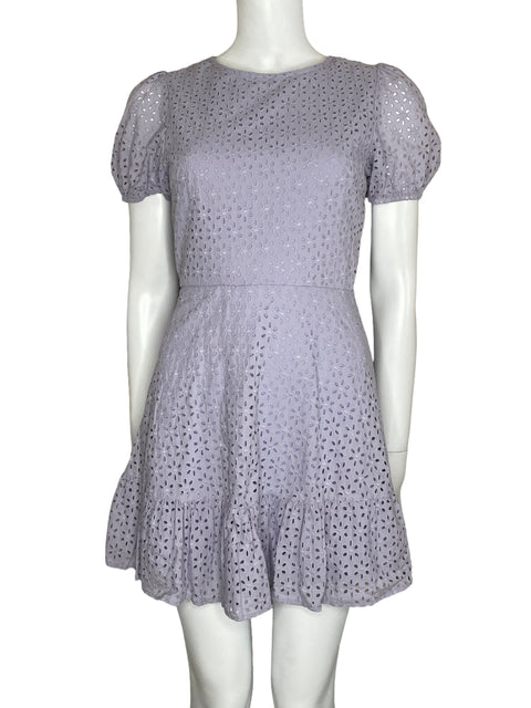 Vestido Speechless Mini Troquelado Morado-Talla S