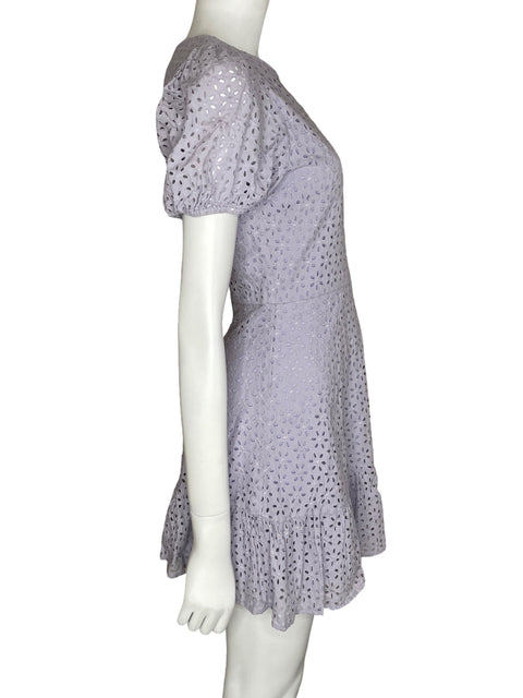 Vestido Speechless Mini Troquelado Morado-Talla S
