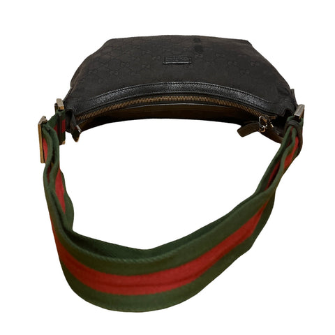 * Cartera Gucci GG Canvas Crossbody Negro-Talla M