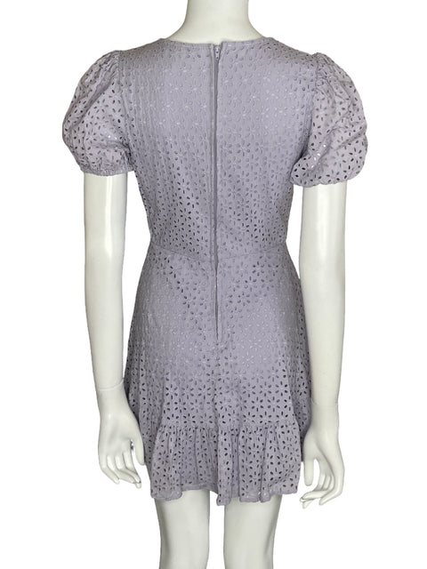 Vestido Speechless Mini Troquelado Morado-Talla S