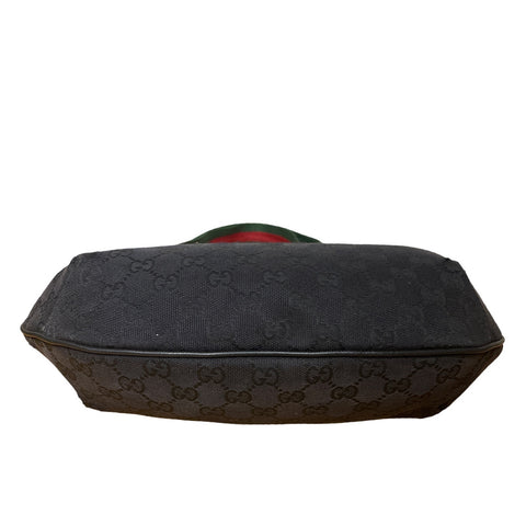 * Cartera Gucci GG Canvas Crossbody Negro-Talla M