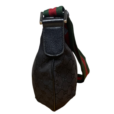 * Cartera Gucci GG Canvas Crossbody Negro-Talla M