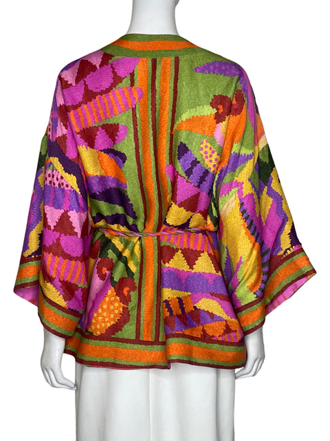 Cardigan Tesoro TPS Satinado Rojo-Talla U