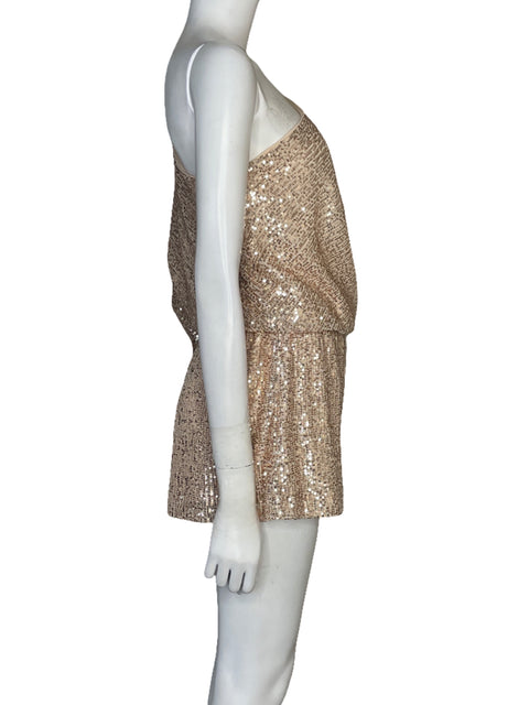 Romper Mustard Seed Lentejuelas Beige - Talla S