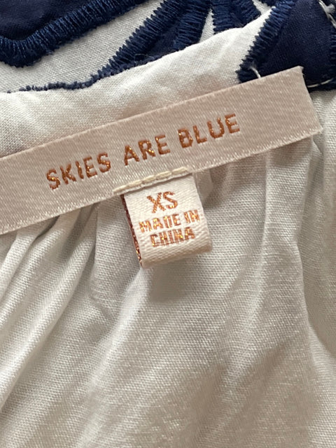 Vestido Skies Are Blue Mini Halter Blanco-Talla XS