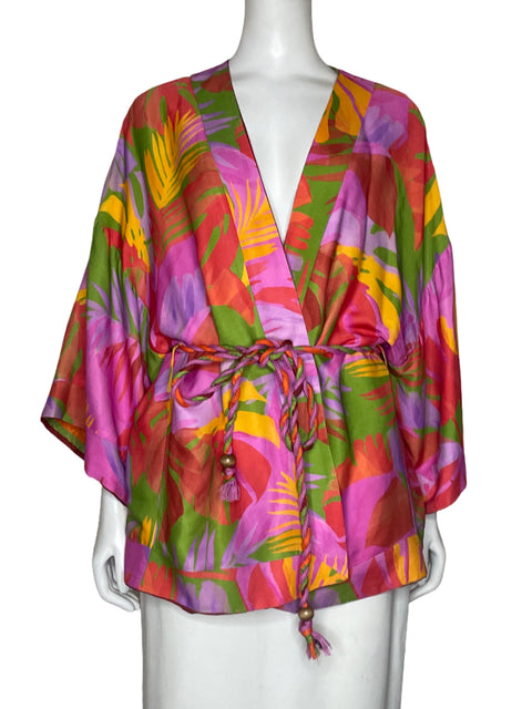 Cardigan Tesoro TPS Satinado Rojo-Talla U