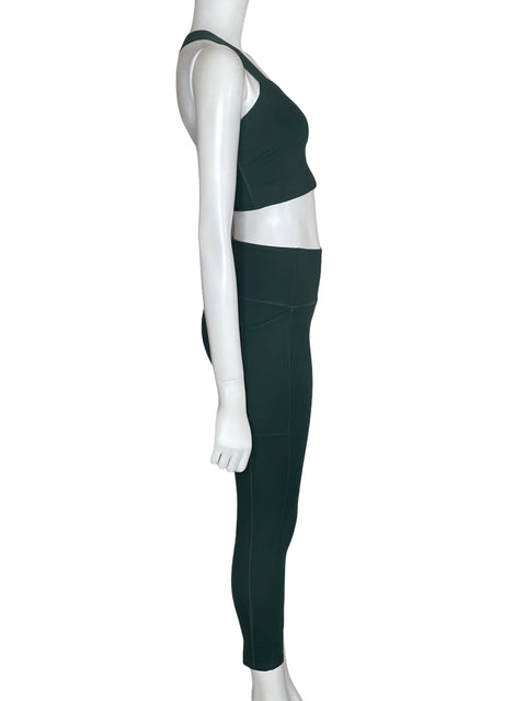 Set Girlfriend Collective Deportivo Verde-Talla S