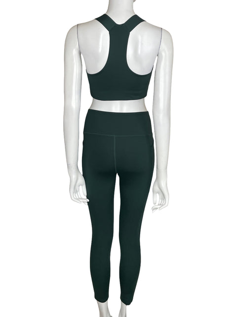 Set Girlfriend Collective Deportivo Verde-Talla S