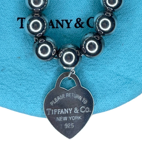 * Pulsera Tiffany & Co 8mm Beads RTT- Talla U